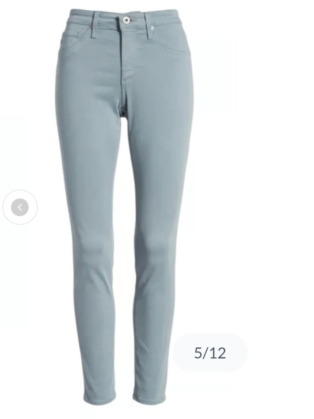 AG Adriano Goldschmied The Legging Ankle Super Skinny Jeans – Sage Green – Size